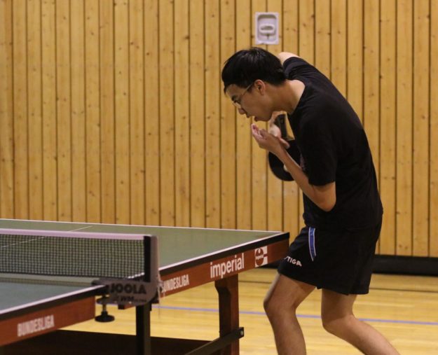 Aufschlagspezialist David Ly blieb ungeschlagen Aufschlagspezialist David Ly blieb ungeschlagen