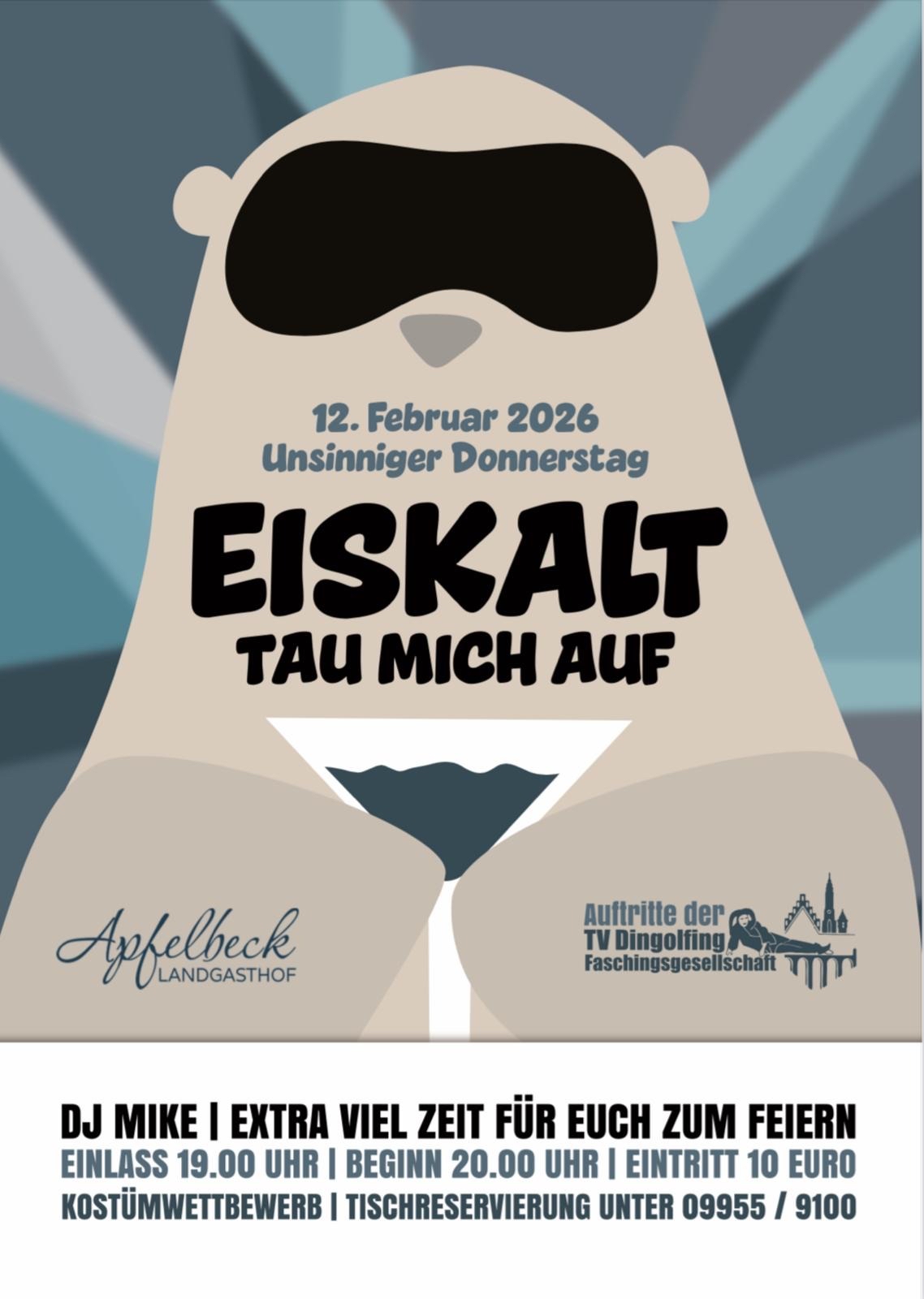 Faschingsparty – Eiskalt